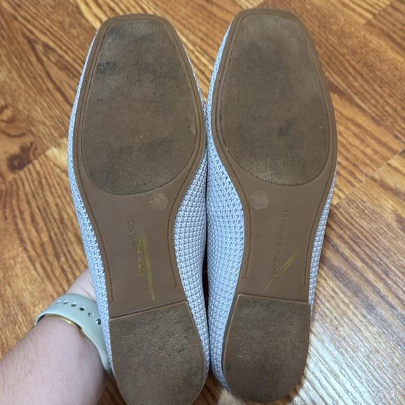 Lucky Brand Daneric Flat Purple Grey Round Toe Size 7.5 - Picture 4 of 5